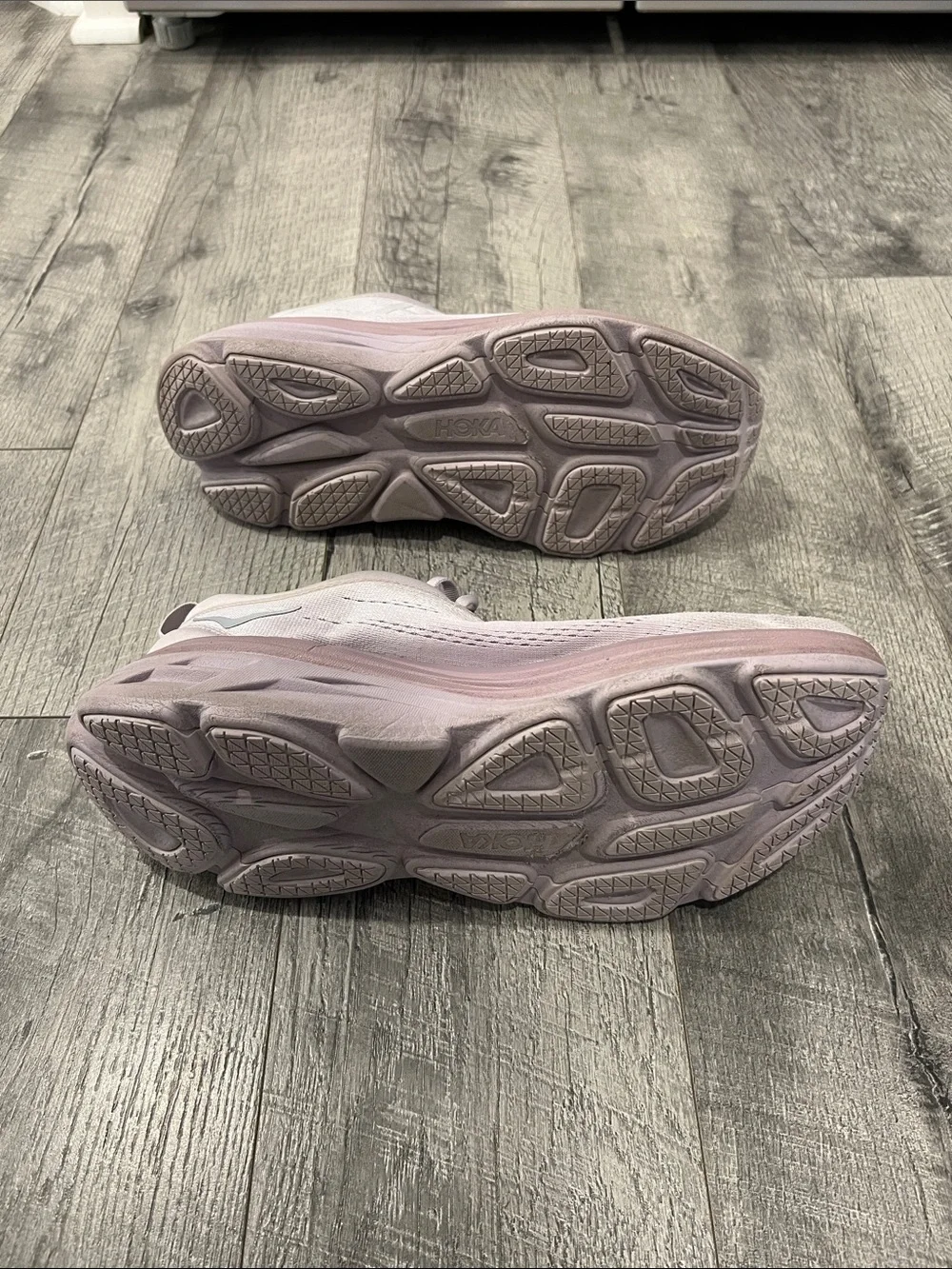 Hoka Women's Light Purple Cloudlike Running Sneakers